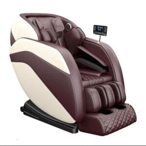 BEIGE / BROWN MASSAGE CHAIR