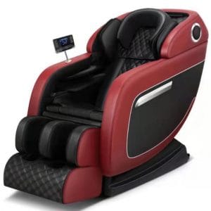 red electric massage chair zero gravity