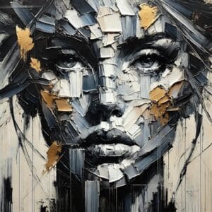 portrait abstrait