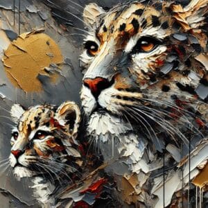 tigre avec tigreau