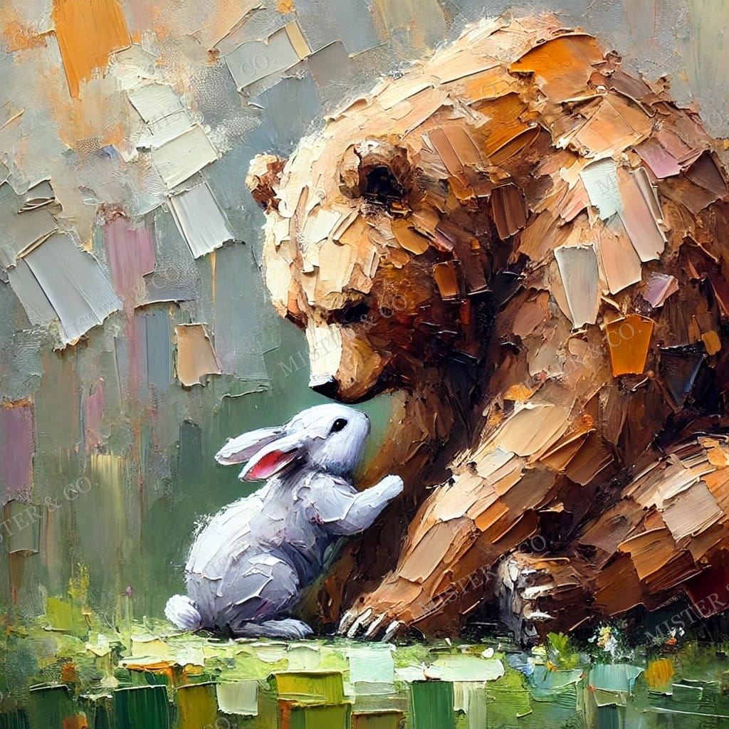 L'Amitié — Ours et lapin
